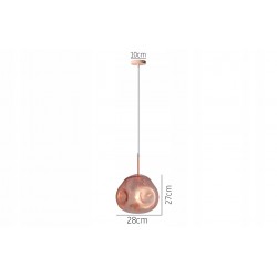 Lampa Sufitowa Gold Rose APP333-1CP Toolight
