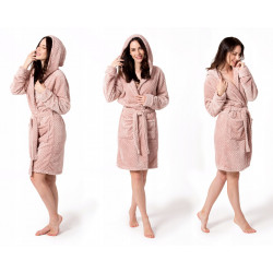 Szlafrok damski Szary Diamond S/M