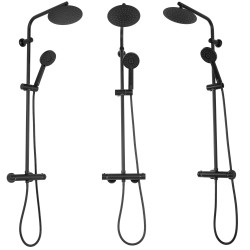 Zestaw natryskowy Czarny Rea Bliss