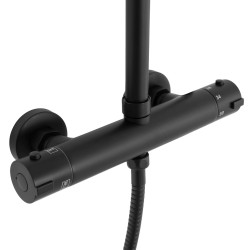 Zestaw natryskowy Czarny Rea Bliss