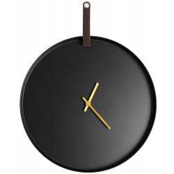 Zegar ścienny czarny 40 cm