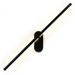 Lampa Kinkiet Czarny Długi 92 cm LED APP583-1W Toolight