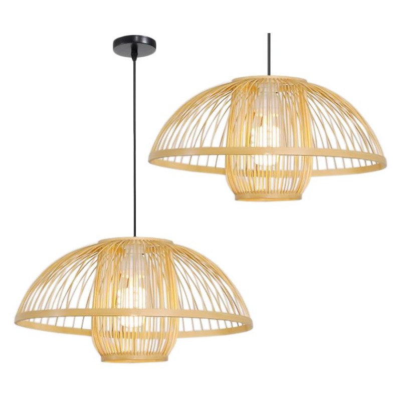 Lampa Wisząca Natural 40 cm APP887-1CP Toolight