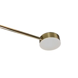 Lampa Metalowa Złota Plafon APP524-8C z Pilotem Toolight