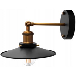 Lampa Kinkiet Czarny Porto Regulowany Toolight