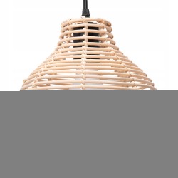 Lampa Wisząca Natural Pleciona Bambusowa 22 cm APP984-1CP Toolight