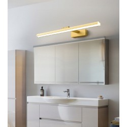 Lampa Kinkiet łazienkowy Led 12W 60 cm Złoty Toolight