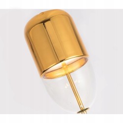 Lampa Sufitowa Szklana Złota APP550-1W Toolight
