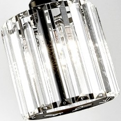 Lampa Wisząca Sufitowa Kryształ Czarna Potrójna APP513 Toolight