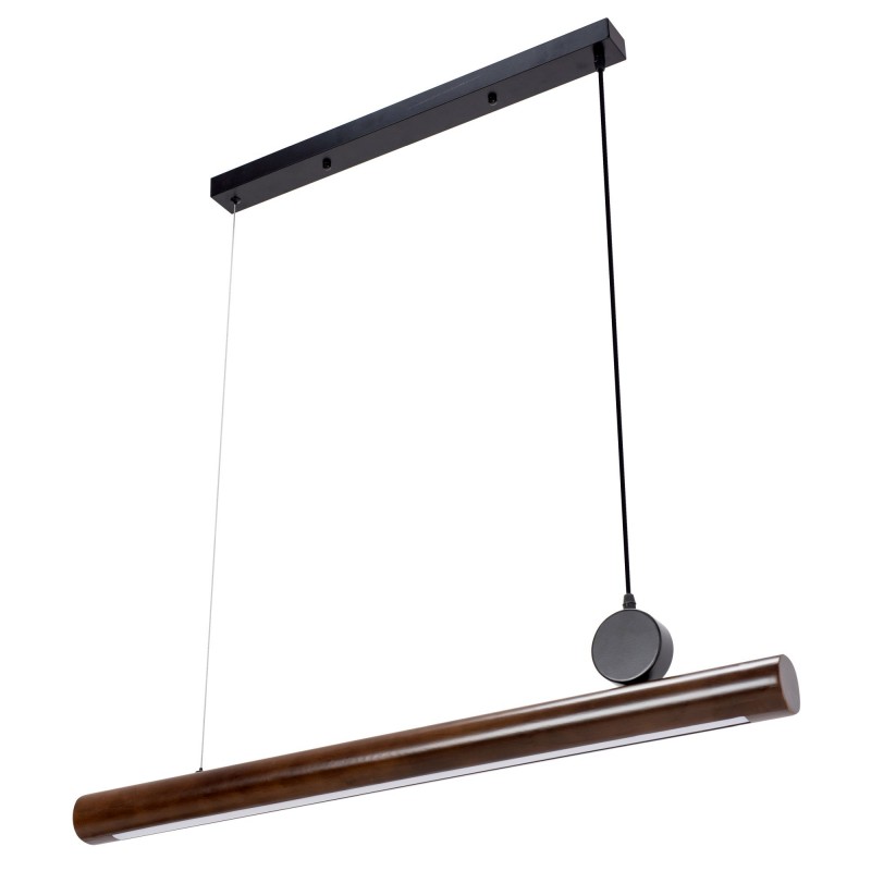 Lampa Sufitowa Wisząca Forest Line Drewniana LED 88 cm APP969-1CP Toolight