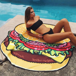 Ręcznik plażowy Hamburger 150 cm