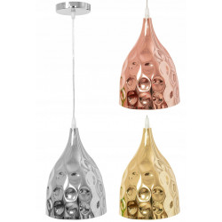 Lampa Sufitowa Wisząca Lustrzana Srebrna APP277 Toolight