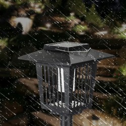 Lampa Owadobójcza Solarna LED Ogrodowa Wbijana Lampion