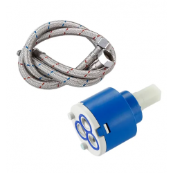 Bateria Umywalkowa Złota Rea Spot 18 cm