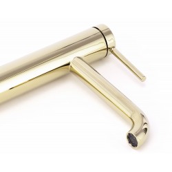 Bateria Umywalkowa Złota Rea Spot 18 cm