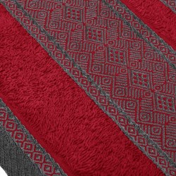Ręcznik 70x140 cm Bawełniany Czerwony Panama