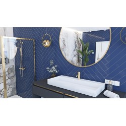 Umywalka Konglomeratowa nablatowa Goya 100 Rea