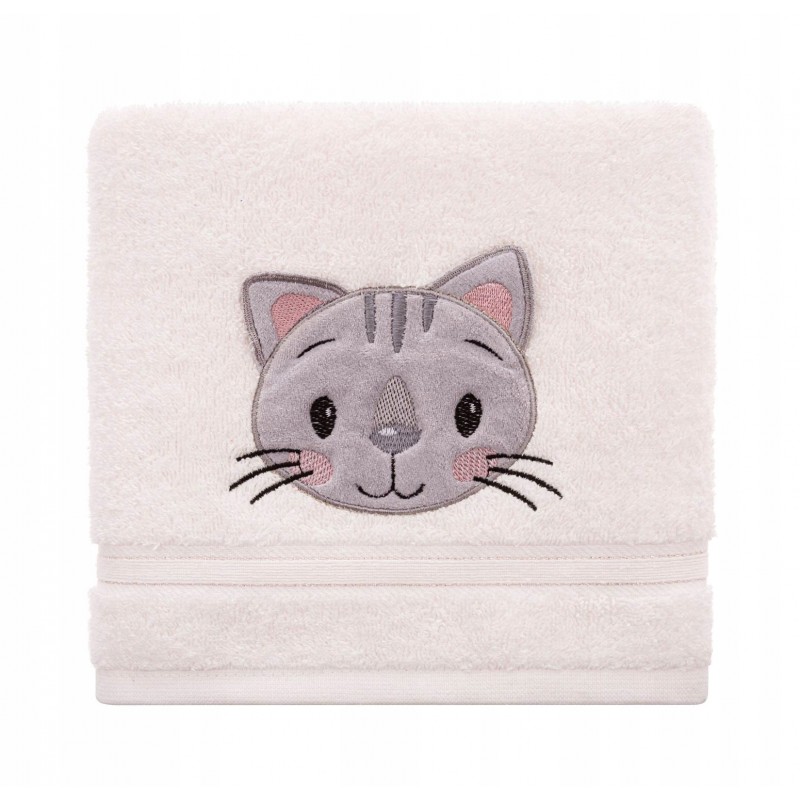 Ręcznik Baby 70x140 cm Bawełniany Kotek