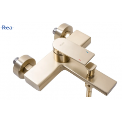 Bateria wannowa Rea Verso Gold Brush Słuchawka Prysznicowa