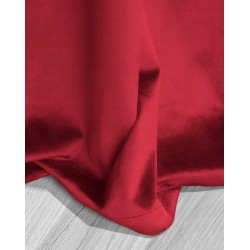 Zasłona Welurowa Zaciemniająca Velvet 140x250 Czerwona na Przelotkach
