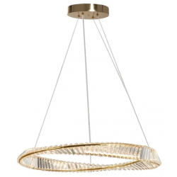 Lampa Wisząca Kryształowa Złota 60 cm APP1064-1CP Toolight