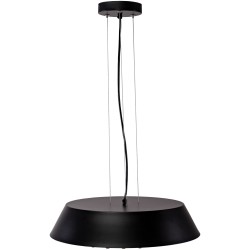 Lampa Wisząca Czarna Złota Metalowa z Kryształkami 40 cm APP1028-CP Toolight