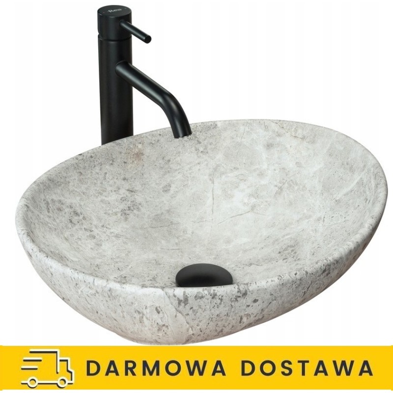 Umywalka Nablatowa Sofia Light Stone Rea