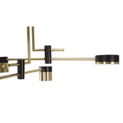 Lampa Sufitowa Metalowa Czarna Złota APP1001-4C Toolight