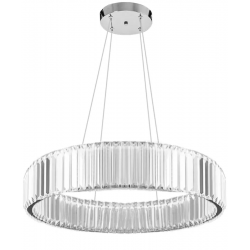 Lampa Sufitowa Wisząca Kryształowa 40 cm Ring LED APP982-CP Toolight