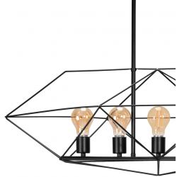 Lampa Sufitowa Wisząca Druciana 82 cm APP1037-5CP Toolight
