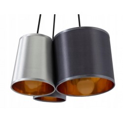 Lampa Sufitowa Wisząca Industrial Mix E27 Toolight APP971-3CP