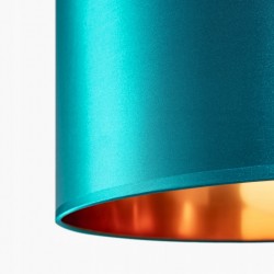 Lampa Sufitowa Wisząca Niebieska 40 cm APP954-1CP
