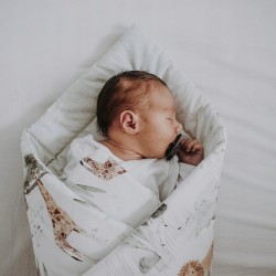 Rożek Niemowlęcy Otulacz Kocyk Makaszka Dream Garden