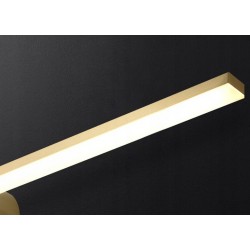 Lampa Kinkiet nad Lustro Led 12W 60 cm Złoty APP843-1W Toolight