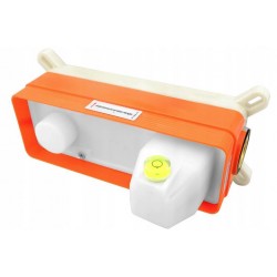 Bateria podtynkowa umywalkowa Ścienna Rea Lungo Złota Szczotkowana Box Eco