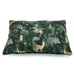 Duża Pikowana Poduszka Velvet Makaszka 40x60 cm Woodland
