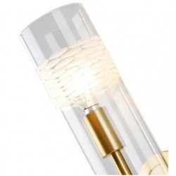 Lampa Ścienna Kinkiet Złoty APP1205 Toolight