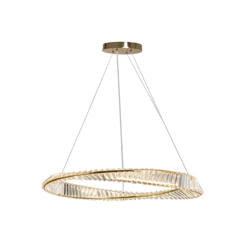 Lampa Wisząca Kryształowa 78 cm APP1202 Toolight