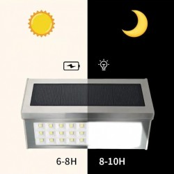Lampa Solarna Zestaw 10 SZT z Czujnikiem Zmierzchu