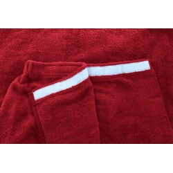 Ręcznik Męski Kilt do Sauny Czerwony S/M Frotte