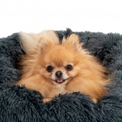 copy of Legowisko dla Psa Kota Puchate Ciemno Szare 120 cm Okrągłe