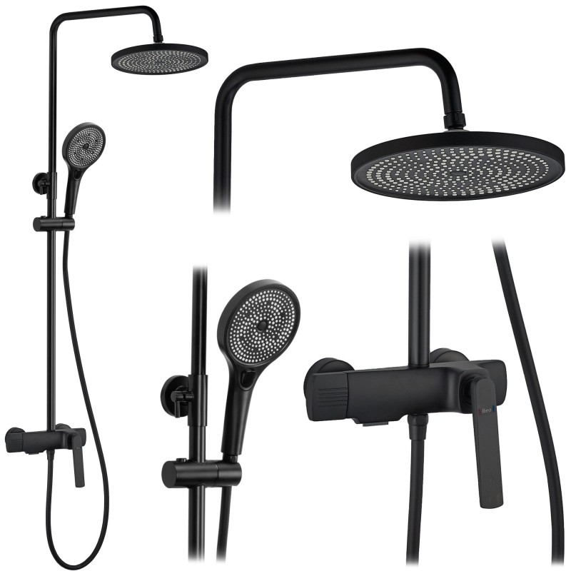 copy of Zestaw Natryskowy Czarny Rea Rebel