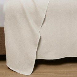 Koc Kremowy Bawełniany Mono 150x200 cm