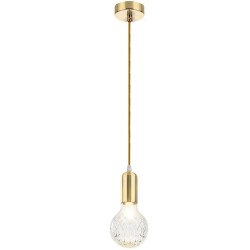 Lampa Wisząca Złota APP649-1CP Toolight