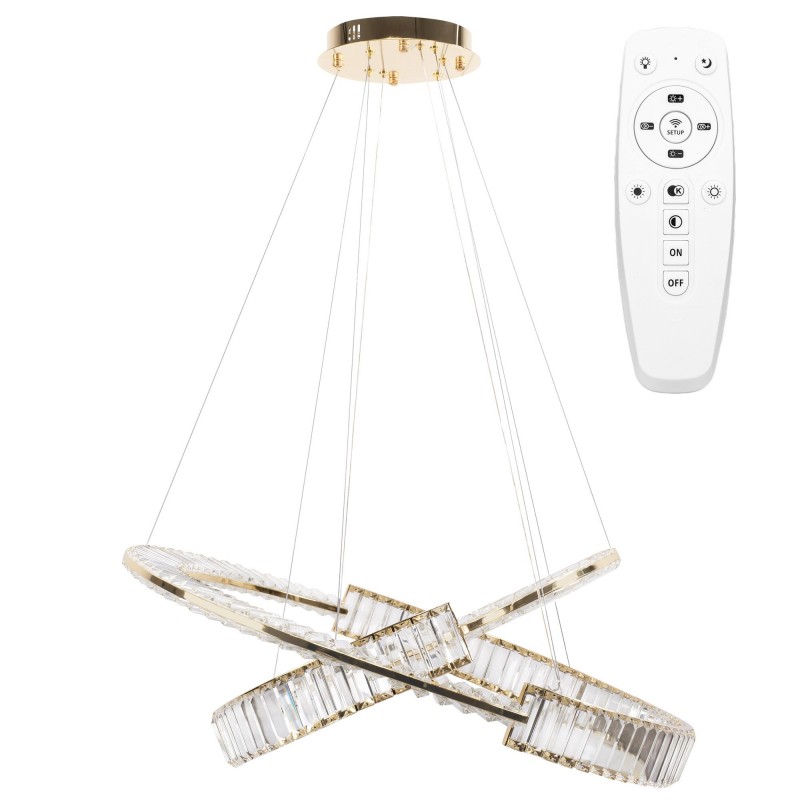 LAMPA WISZĄCA LED APP1524-CP60/80 GOLD