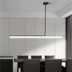 LAMPA SUFITOWA WISZĄCA LED APP1659-CP Black 120cm