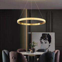 LAMPA SUFITOWA WISZĄCA LED APP1510-CP GOLD