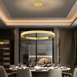 LAMPA SUFITOWA WISZĄCA LED APP1510-CP GOLD