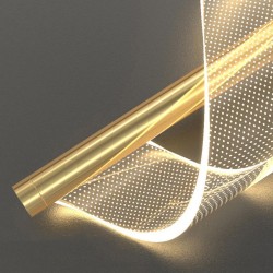 LAMPA SUFITOWA WISZĄCA LED APP1550-CP GOLD