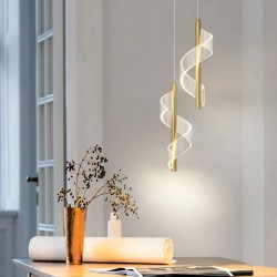 LAMPA SUFITOWA WISZĄCA LED APP1550-CP GOLD